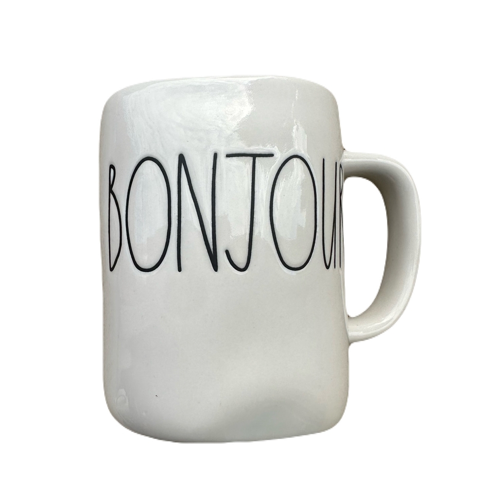 Rae Dunn Artisan Collection Ceramic  'Bonjour' Mug